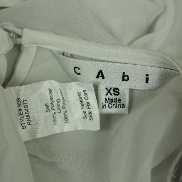 CABI Ladylike Tunic Sleeveless Blouse Print #938 - Picture 9 of 9